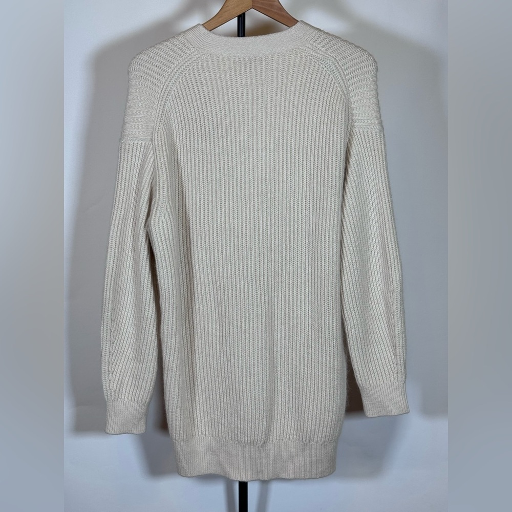NWOT JCrew Ribbed V-neck cardigan sweater - Picture 4 of 8